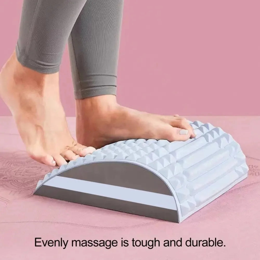 Alivio del dolor de espalda-Almohadilla para Estiramiento de Espalda, Almohada para Cuello, Corrector de Postura, Soporte para Cintura, Masajeador para Relajación de Espalda, Alivio de Dolor en la Hernia de Disco Lumbar"