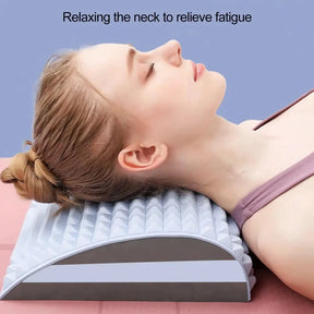 Alivio del dolor de espalda-Almohadilla para Estiramiento de Espalda, Almohada para Cuello, Corrector de Postura, Soporte para Cintura, Masajeador para Relajación de Espalda, Alivio de Dolor en la Hernia de Disco Lumbar"